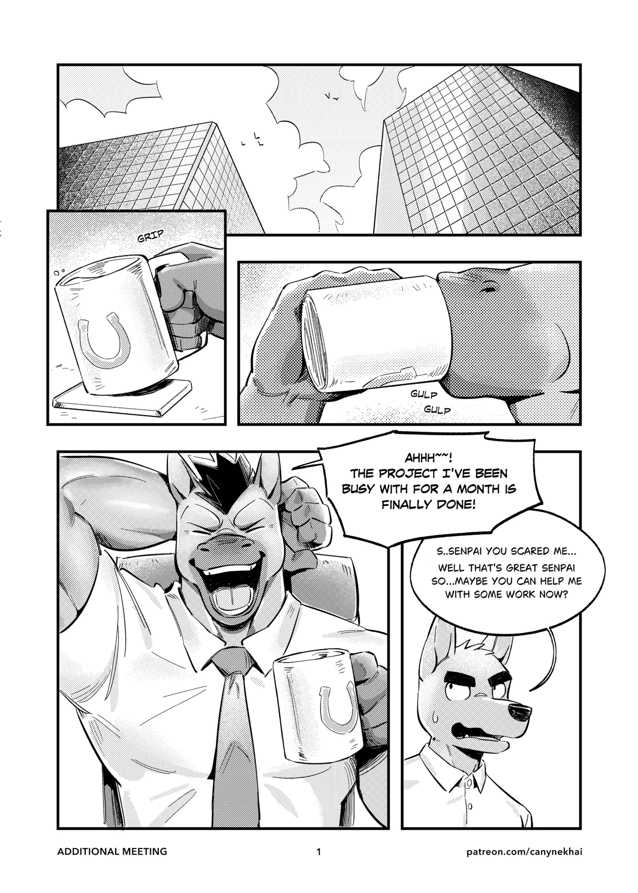Additional Meeting porn comic picture 2