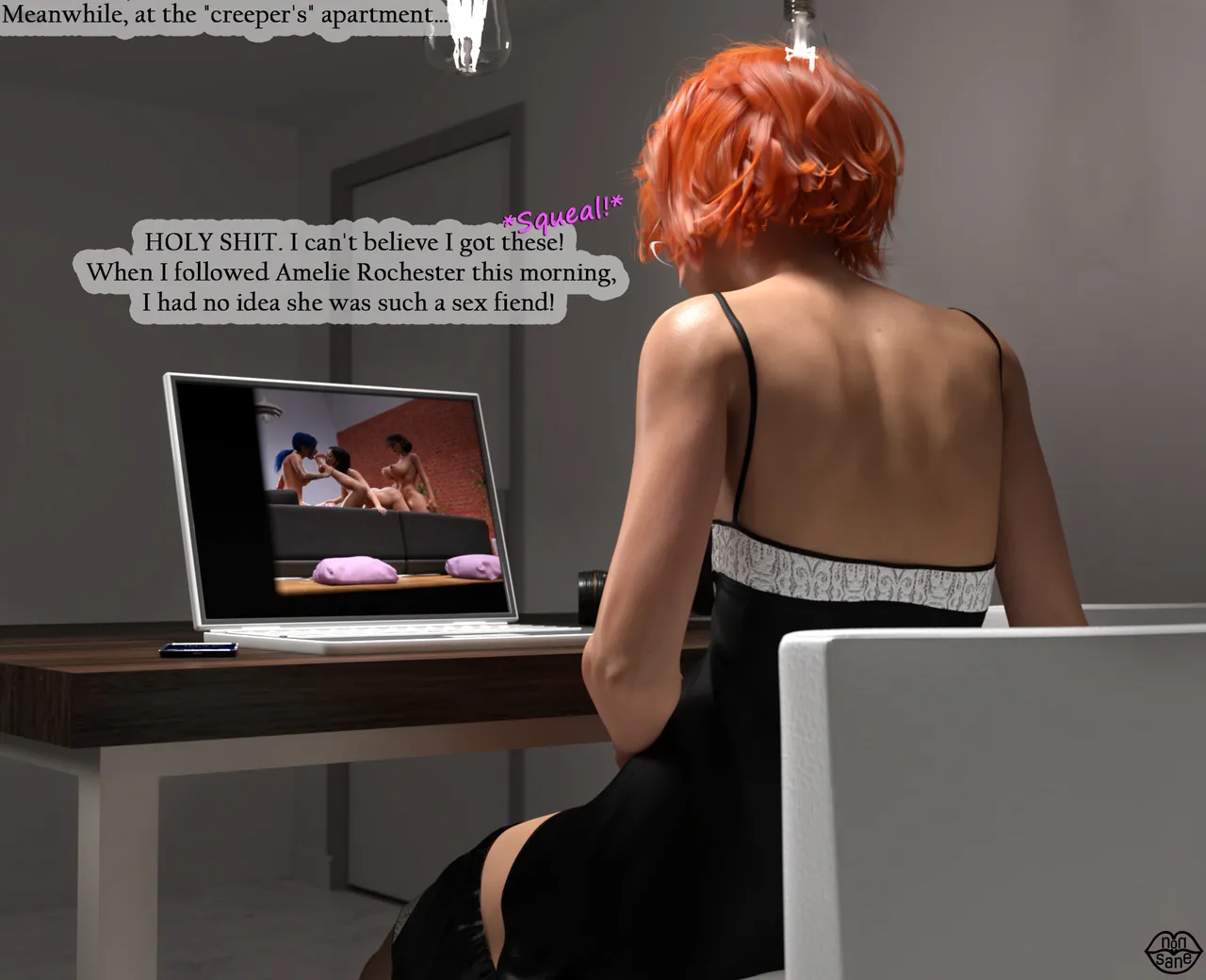 Adicktion Therapy 9. The Thot Got Caught porn comic picture 8