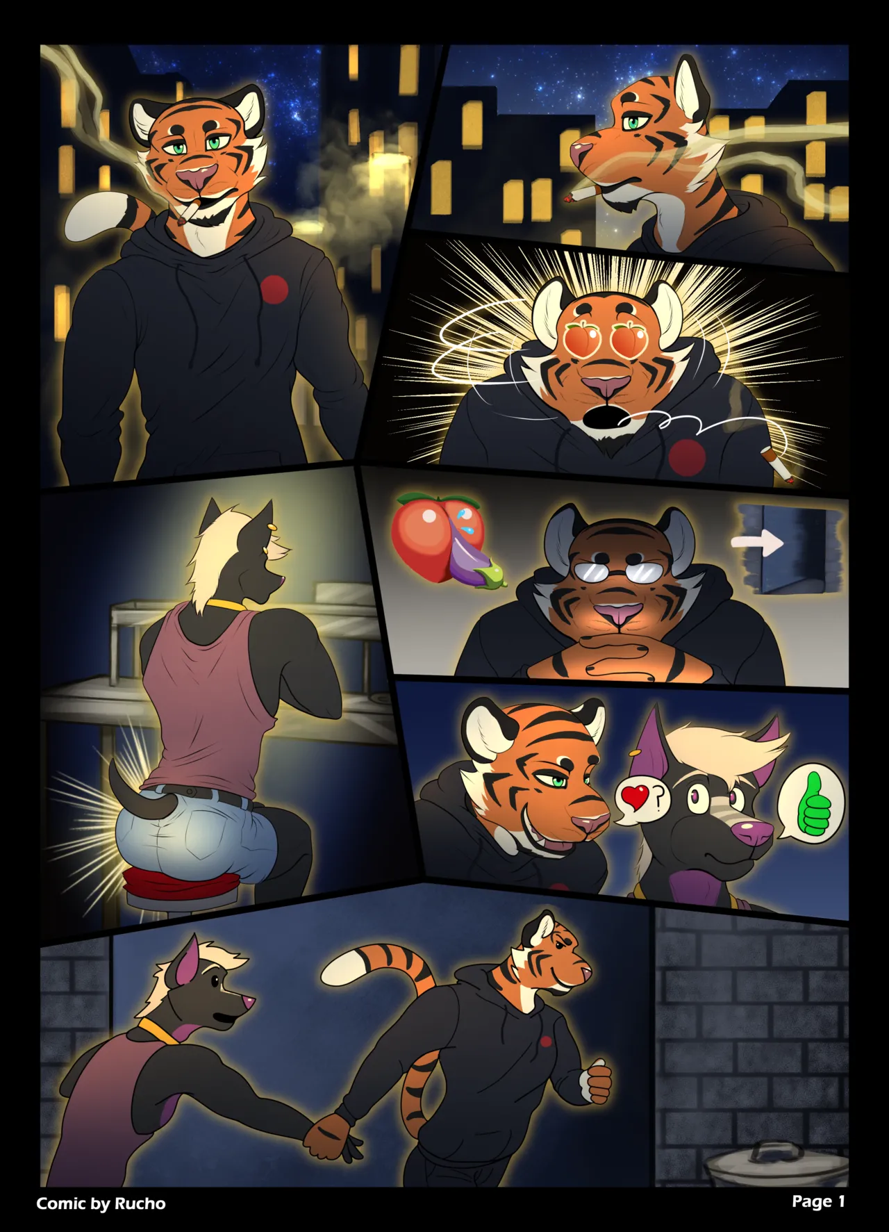 Alleyway Fun porn comic picture 2