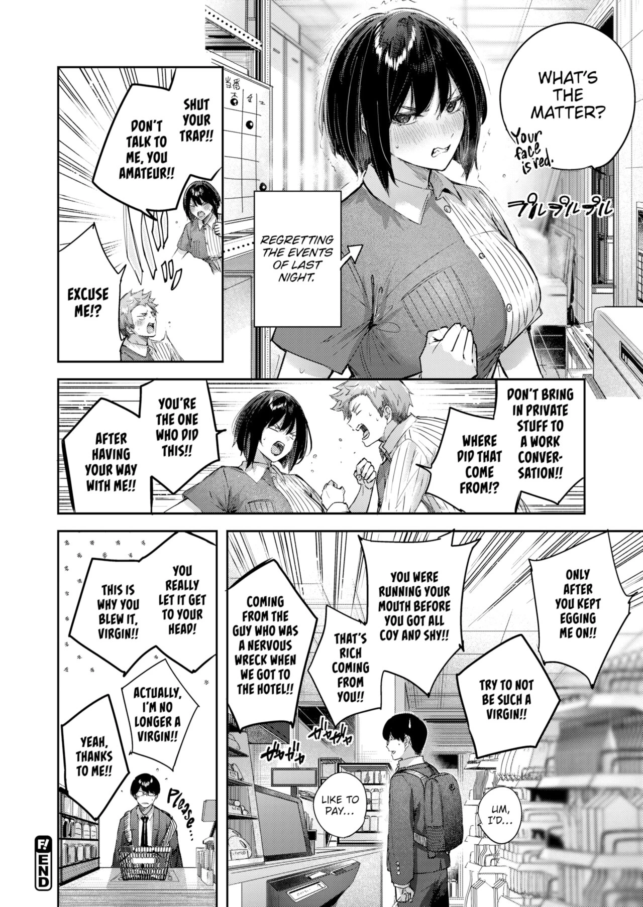 Alone in the Backroom porn comic picture 26