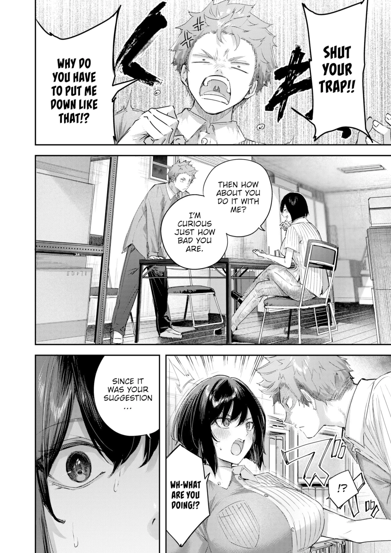 Alone in the Backroom porn comic picture 6