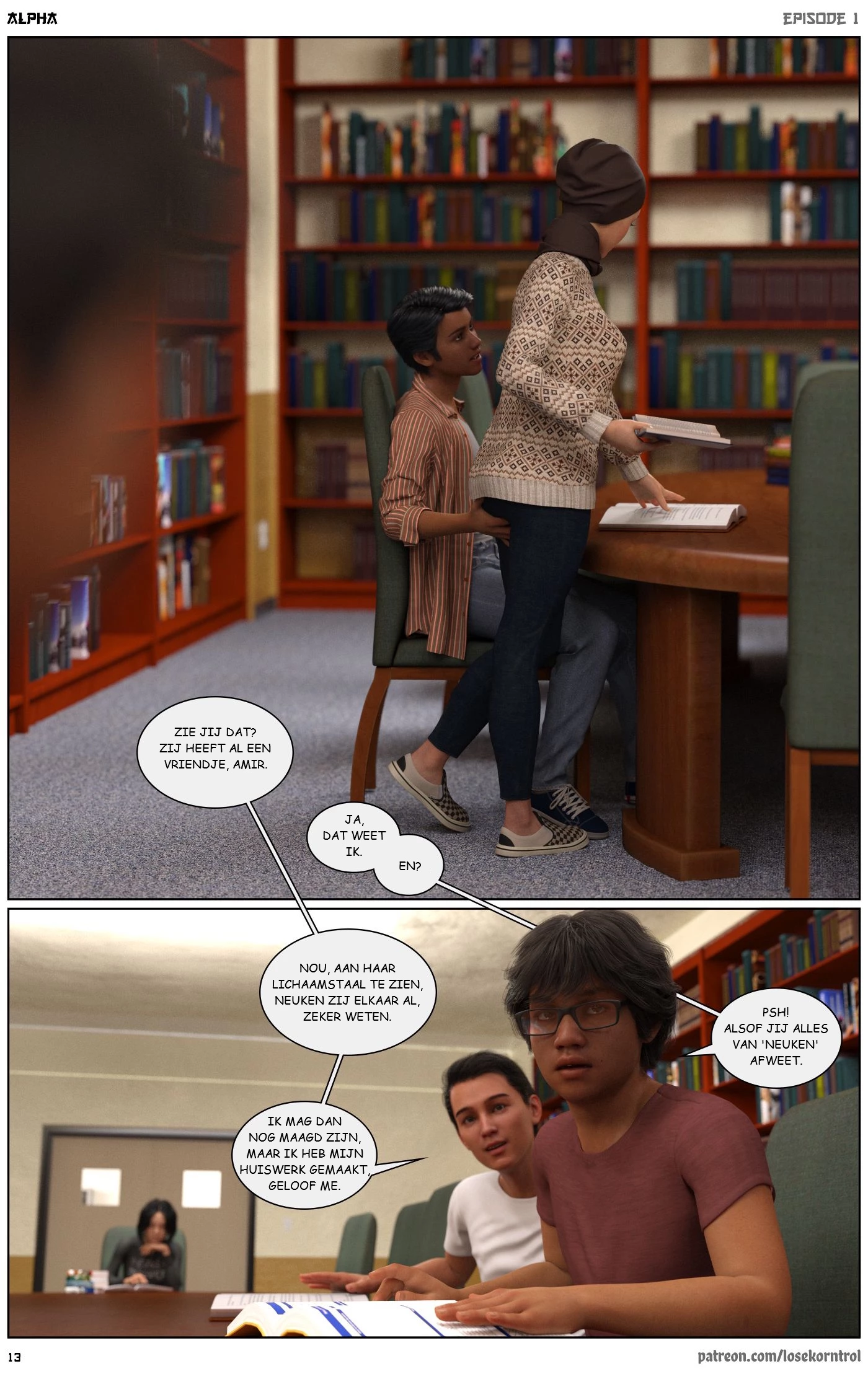 Alpha part 01 [NL] porn comic picture 14
