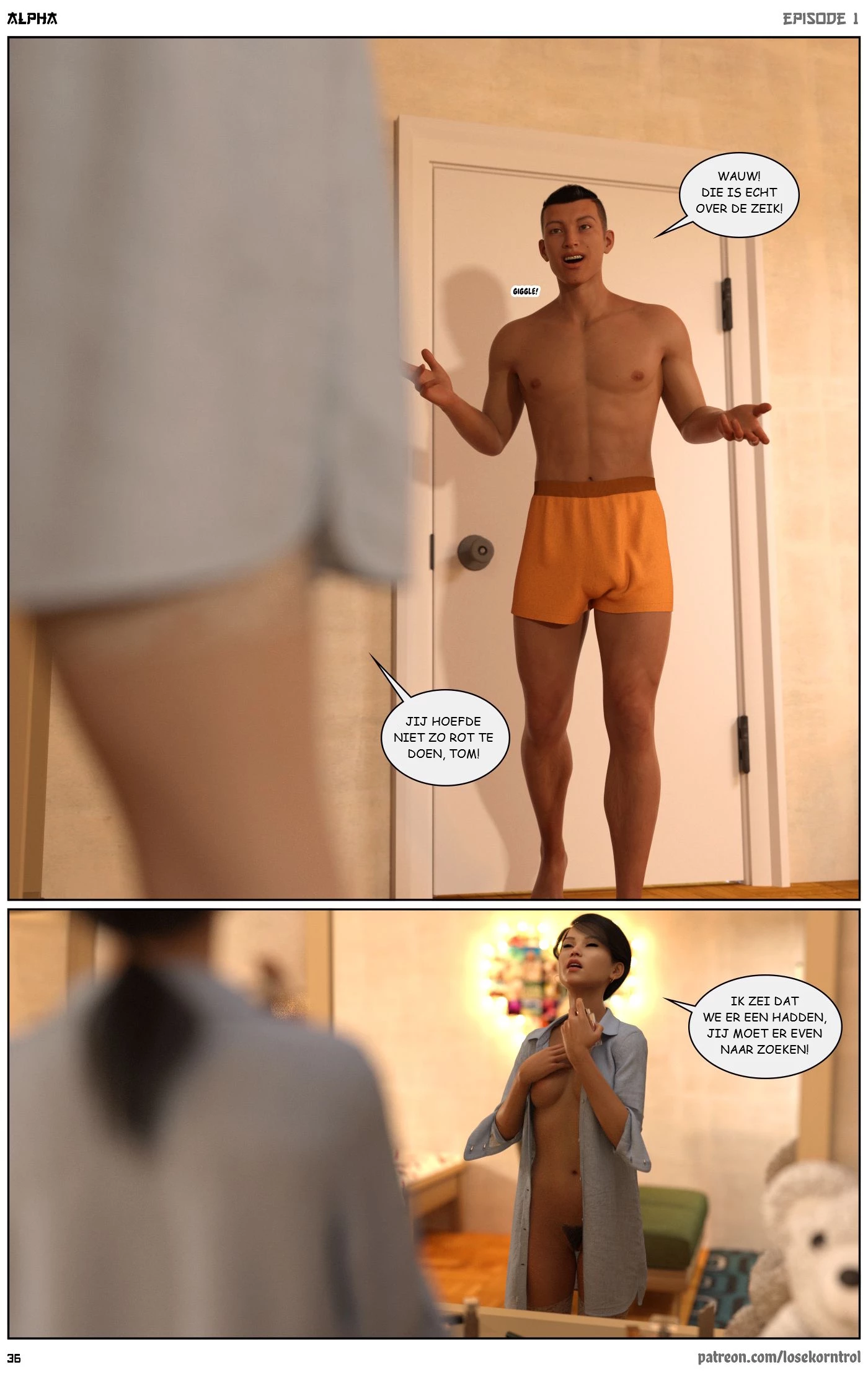 Alpha part 01 [NL] porn comic picture 37
