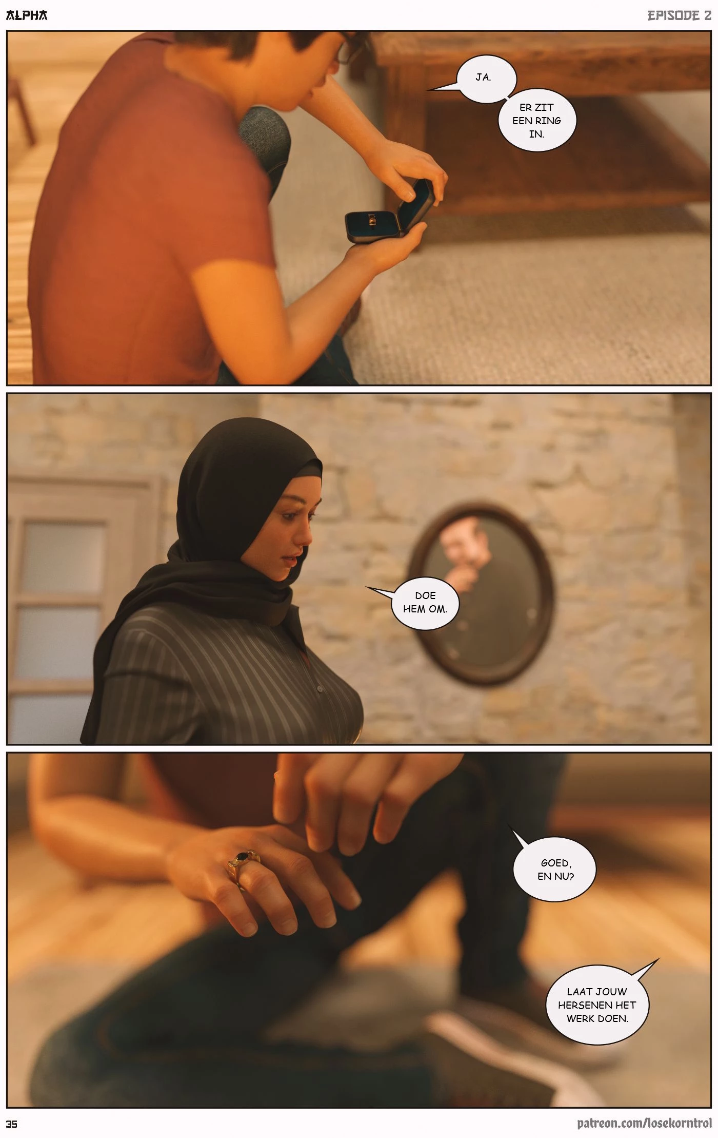 Alpha part 02 [NL] porn comic picture 35