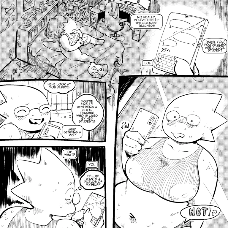 Alphys porn comic picture 1