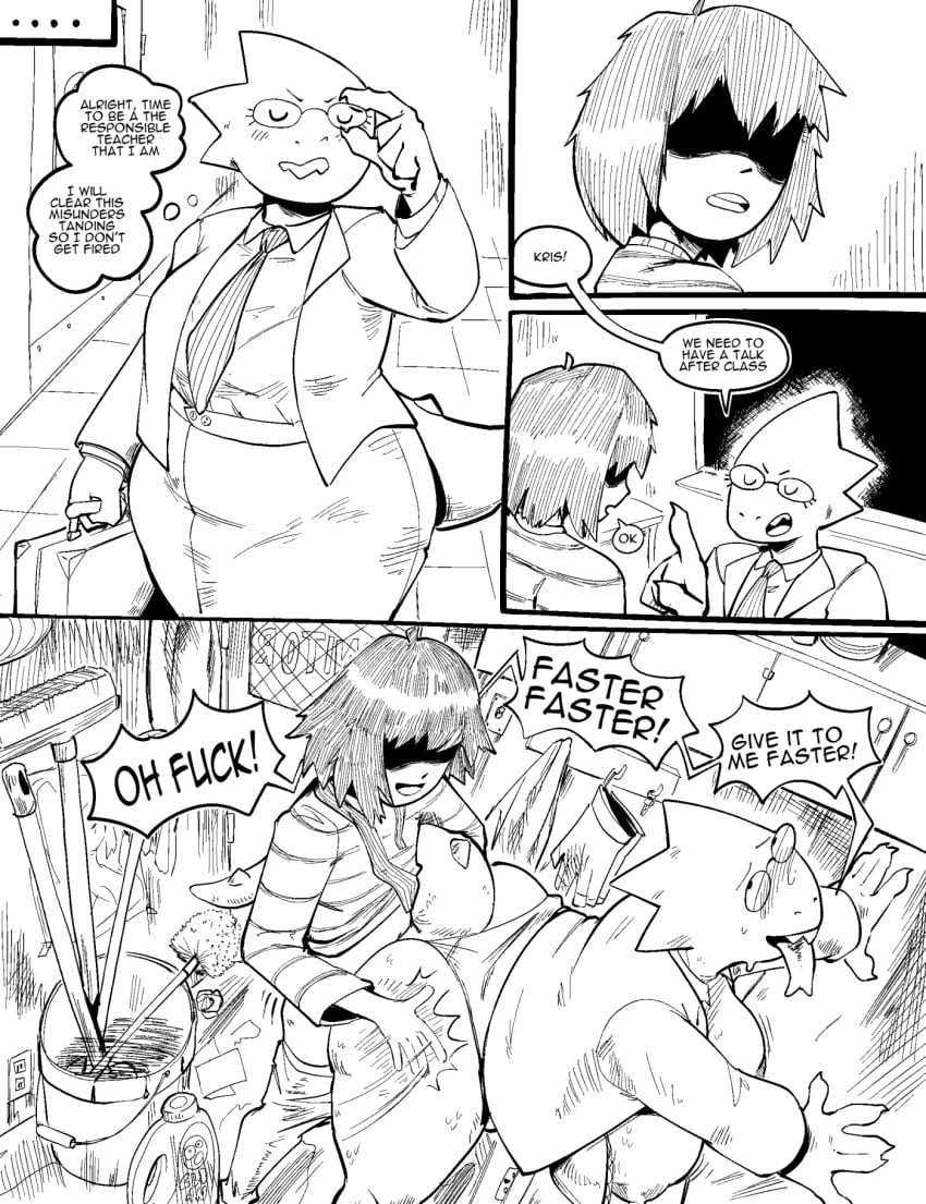Alphys porn comic picture 4