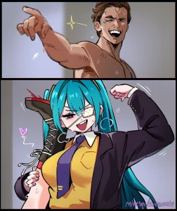 American Miku porn comic picture 1