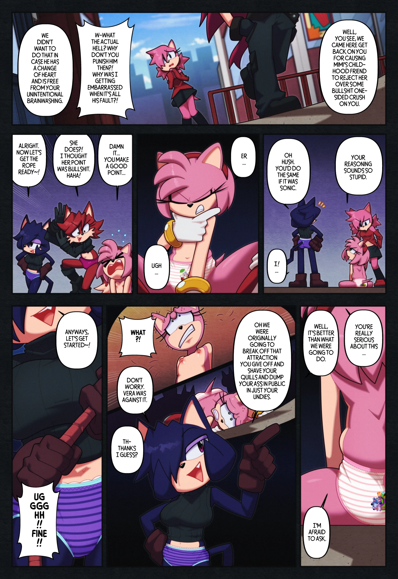Amy's Humiliation porn comic picture 21