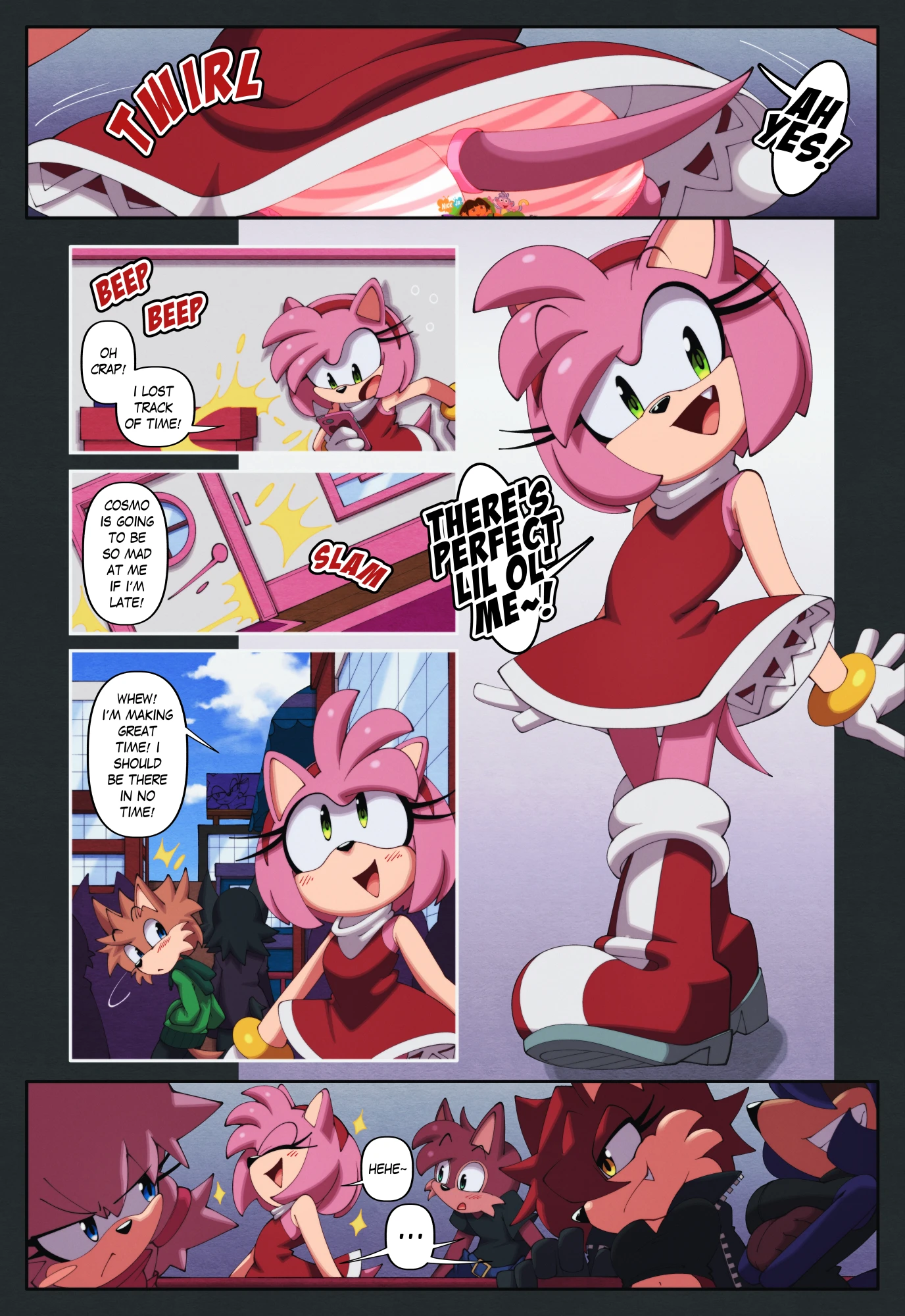 Amy's Humiliation porn comic picture 4
