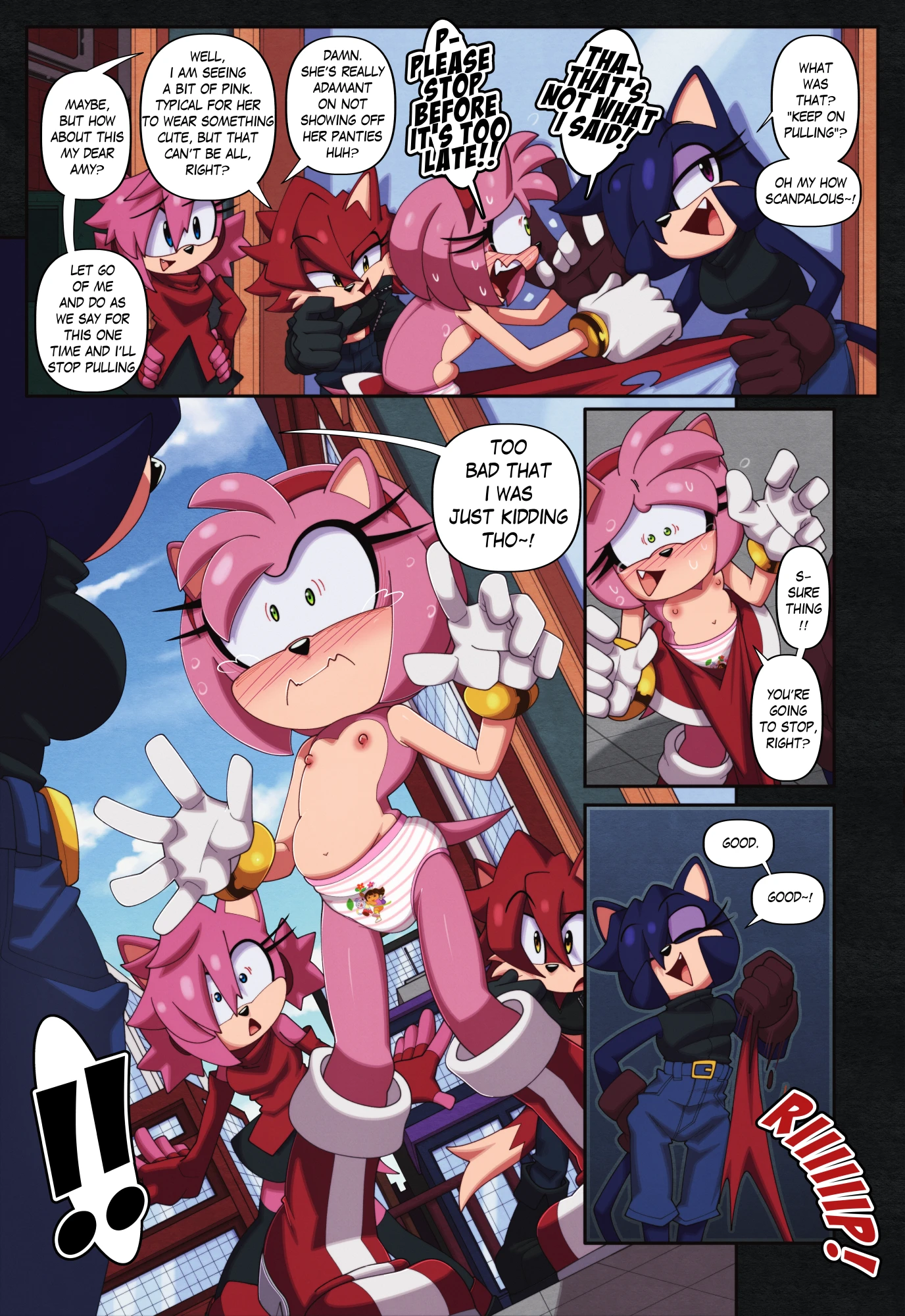 Amy's Humiliation porn comic picture 9