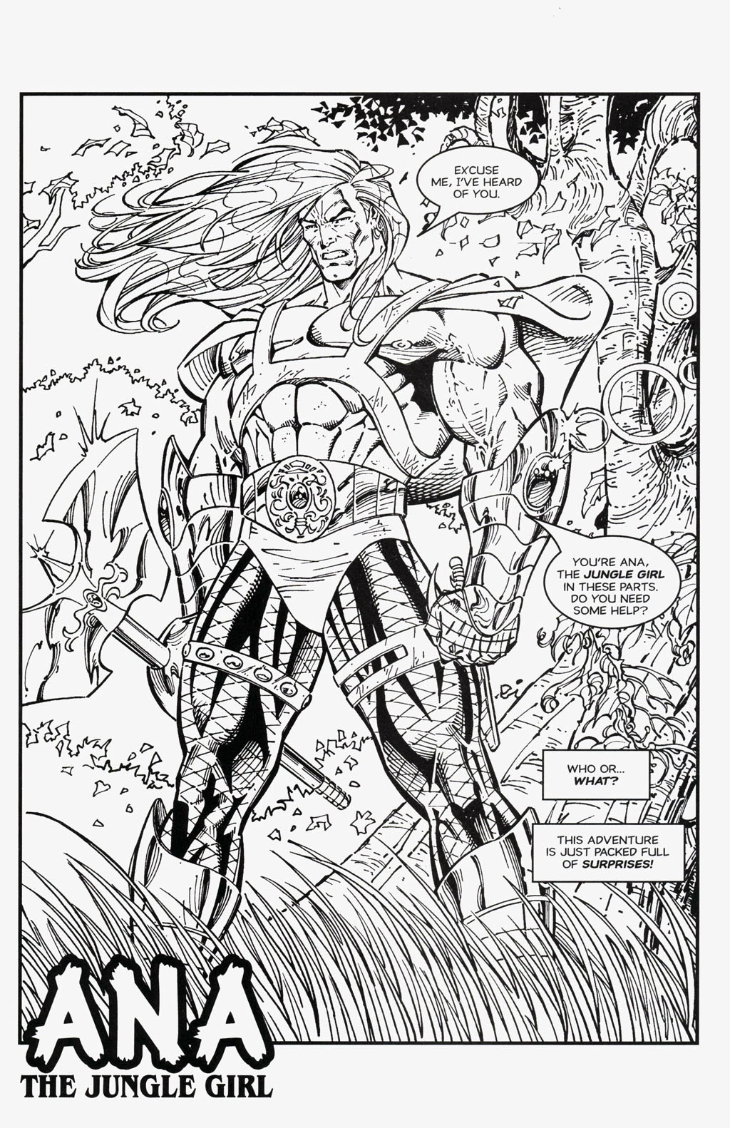 Ana - Jungle Girl [ENG] porn comic picture 15