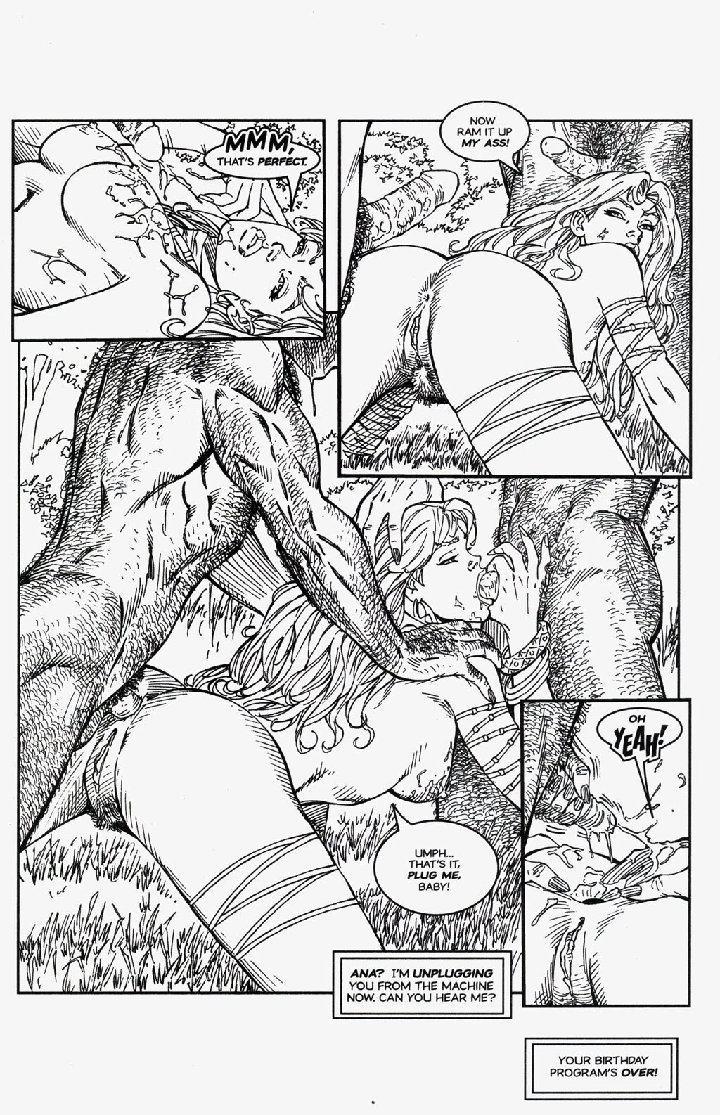 Ana - Jungle Girl [ENG] porn comic picture 25
