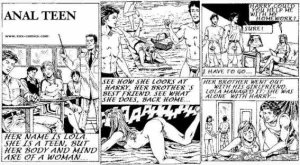 Anal Teen porn comic picture 1