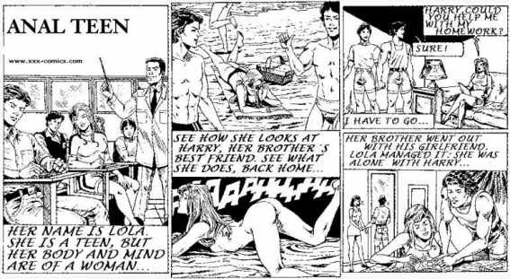 Anal Teen porn comic picture 1