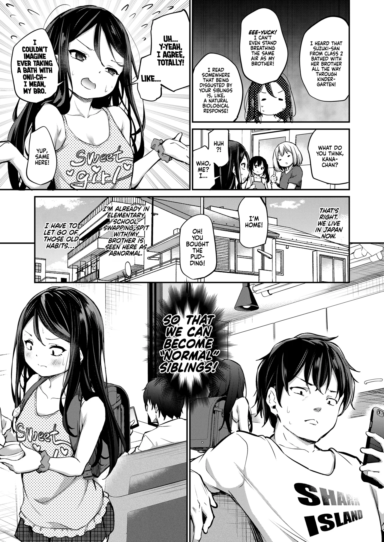 Ani Imo Kiss | Sibling Kiss porn comic picture 5