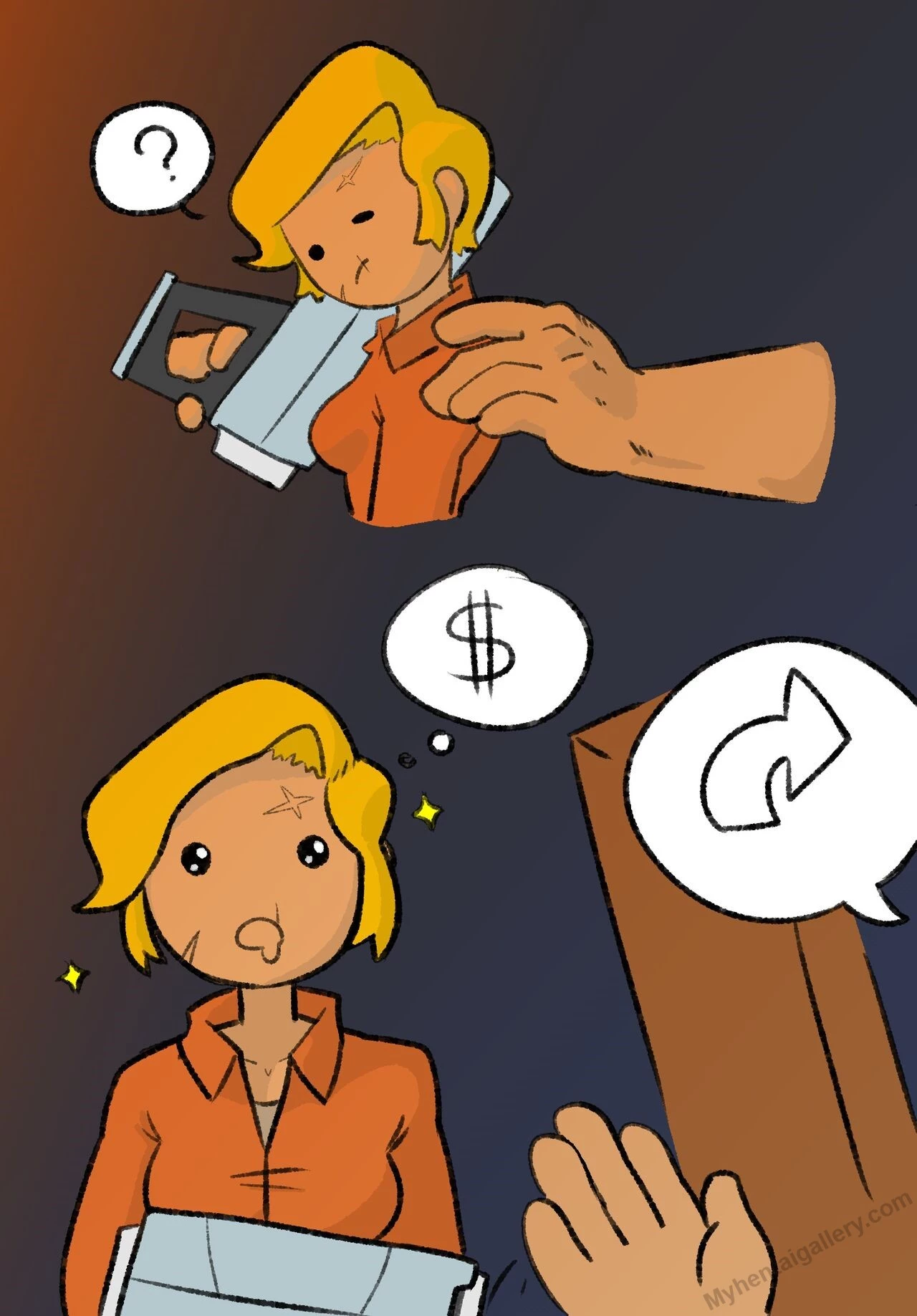 Another Gun Dungeon porn comic picture 2