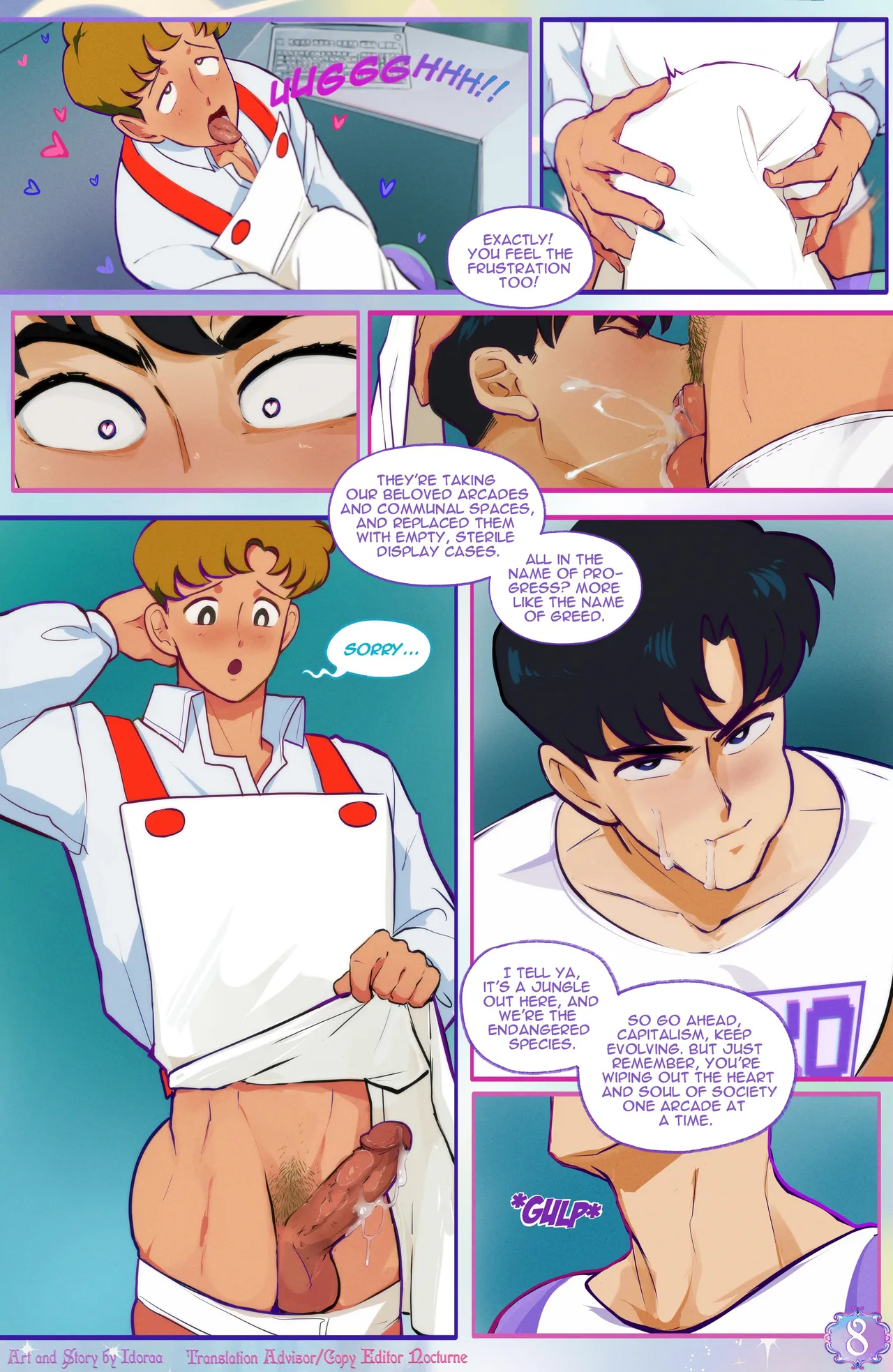 Arcade Affair porn comic picture 9
