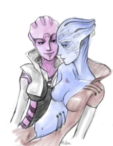 Aria x Tevos porn comic picture 1