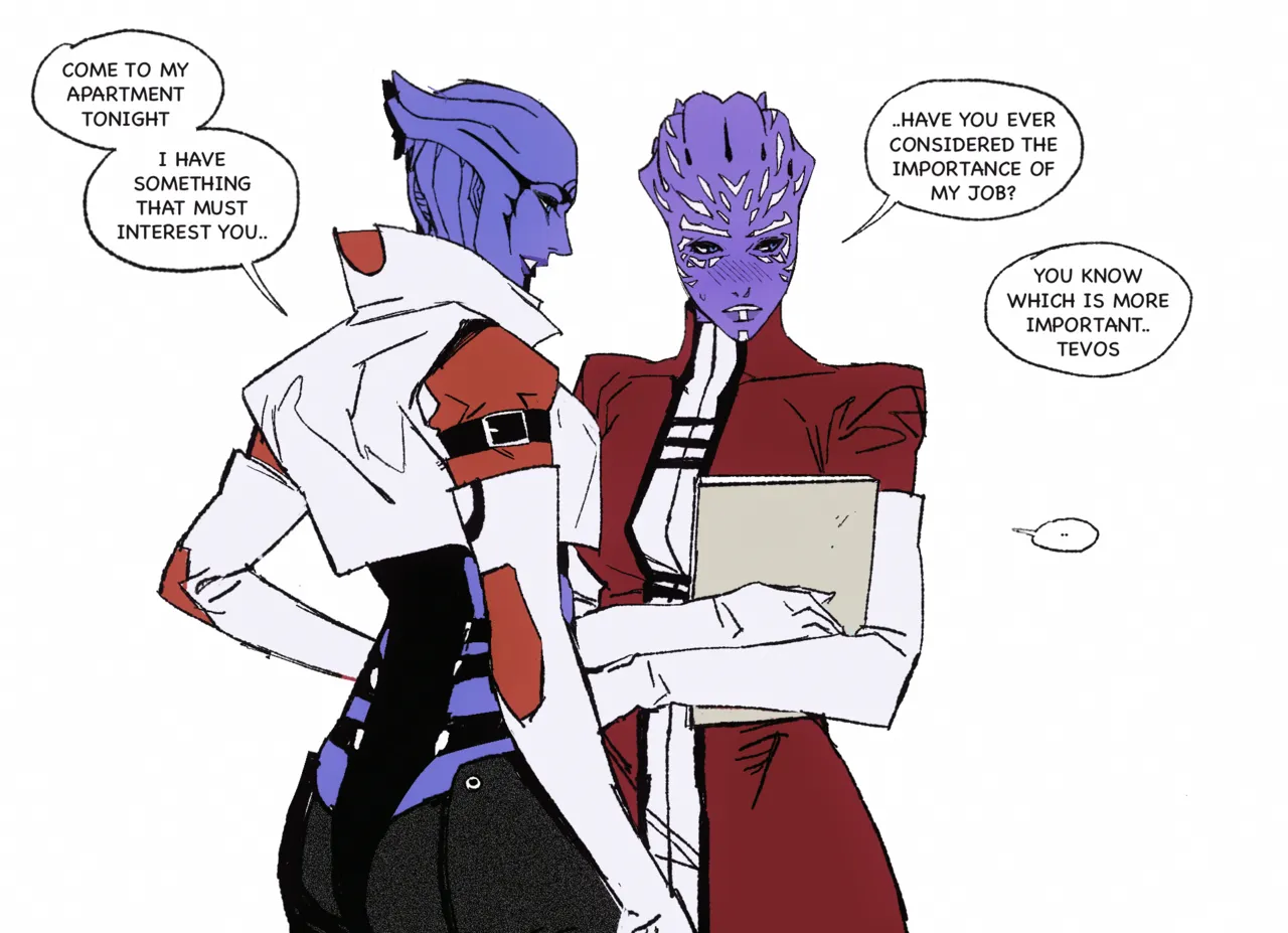 Aria x Tevos porn comic picture 15