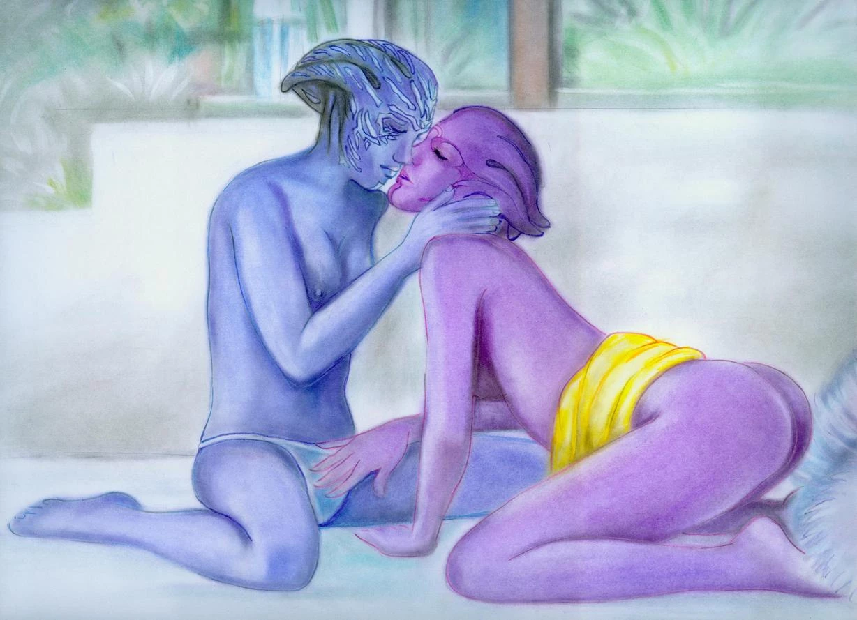 Aria x Tevos porn comic picture 3