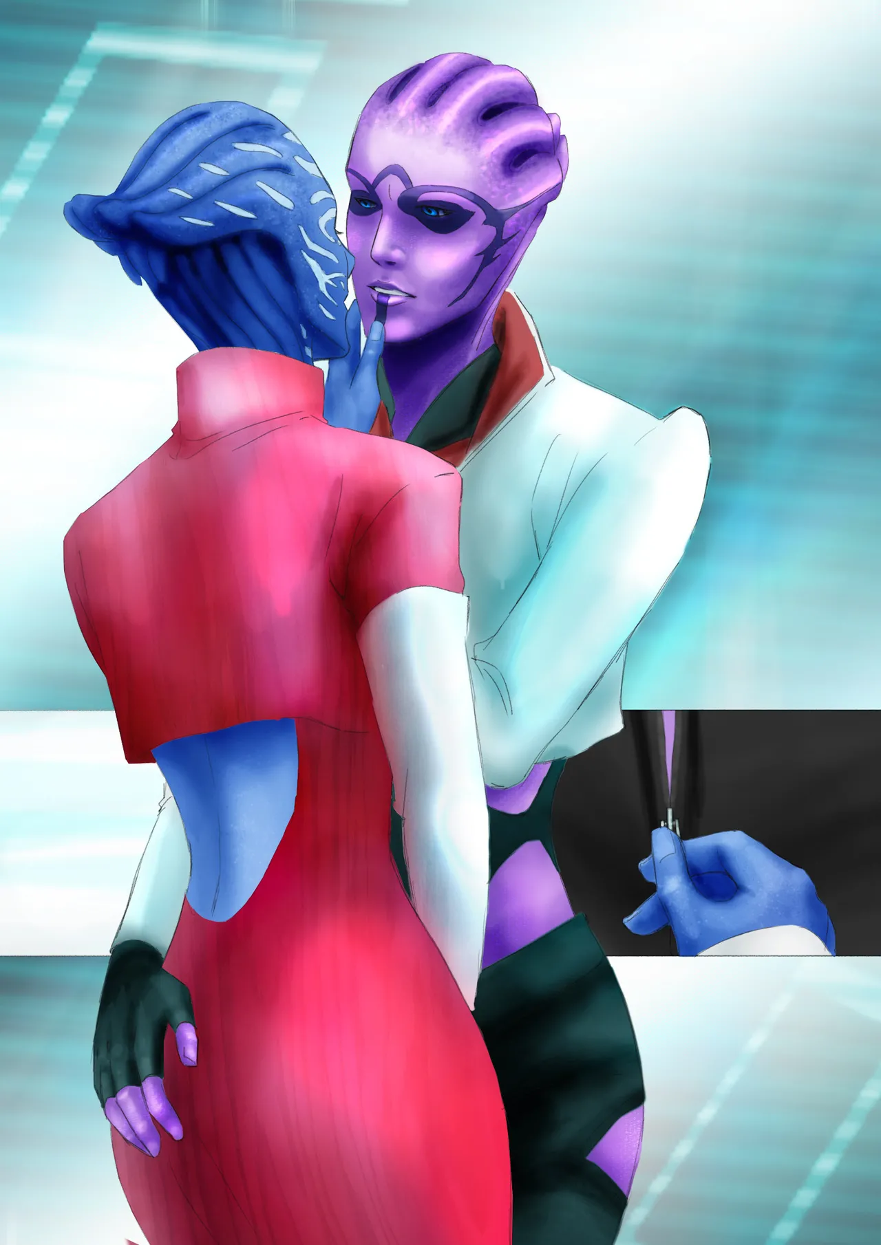 Aria x Tevos porn comic picture 5