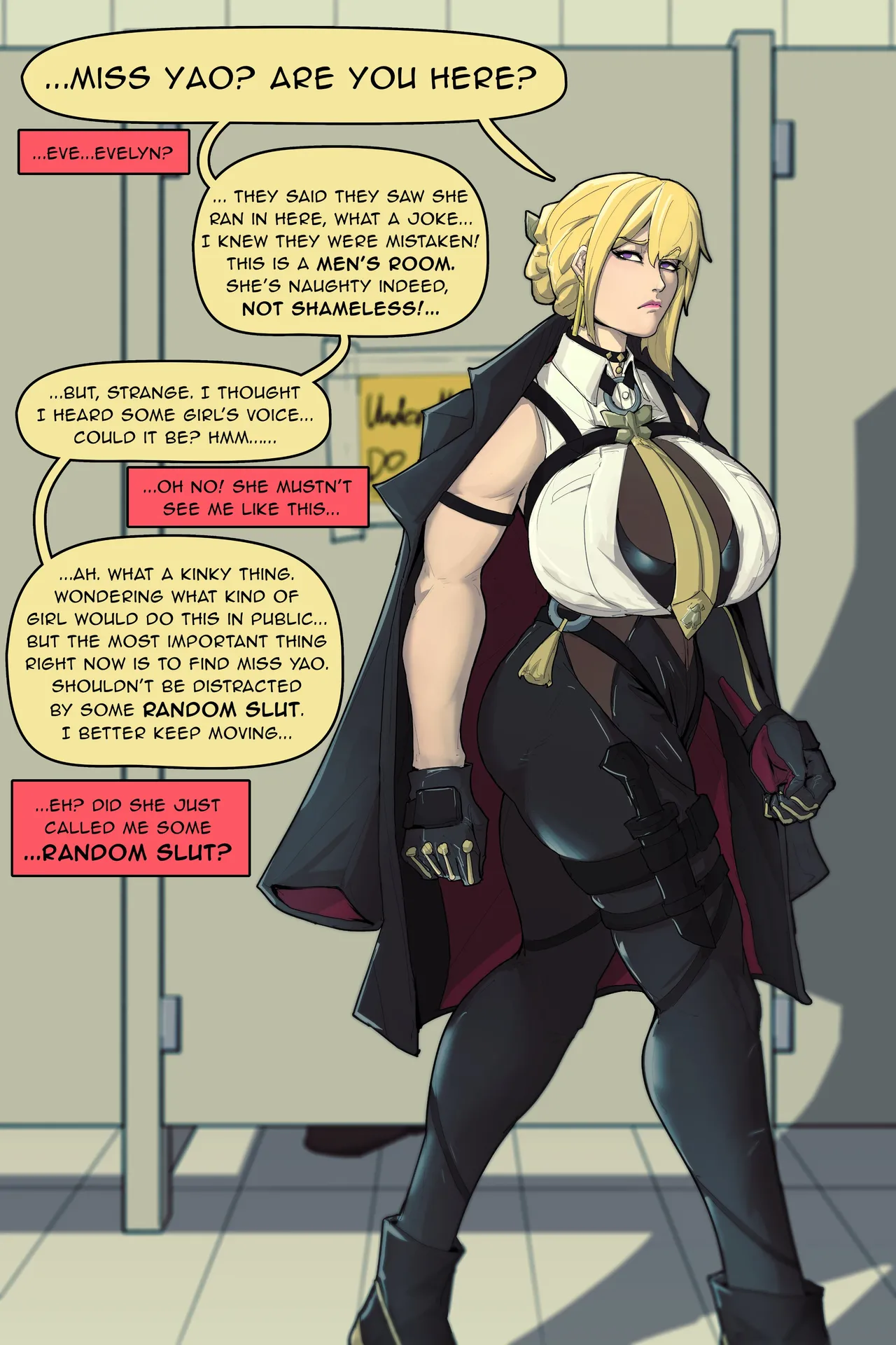 Astra Yao went into the MEN'S ROOM! porn comic picture 8