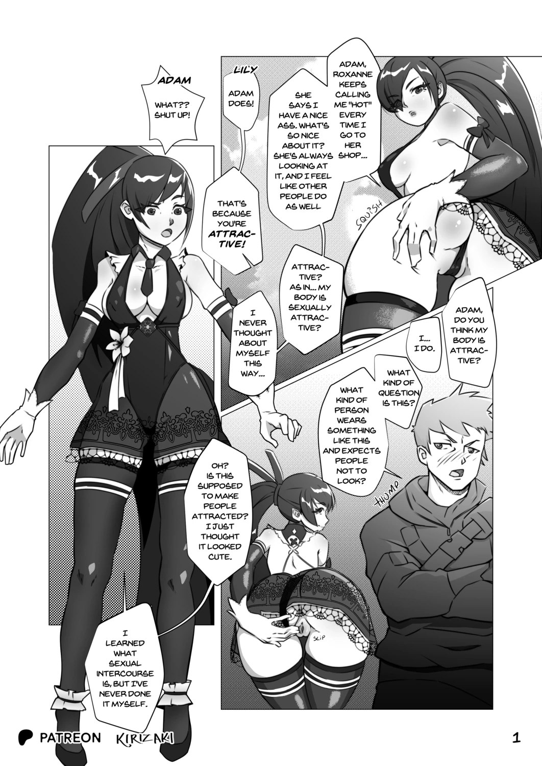 Attractiveness porn comic picture 1
