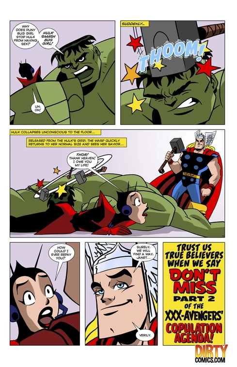 Avengers - The Copulation Agenda [ENG] porn comic picture 11