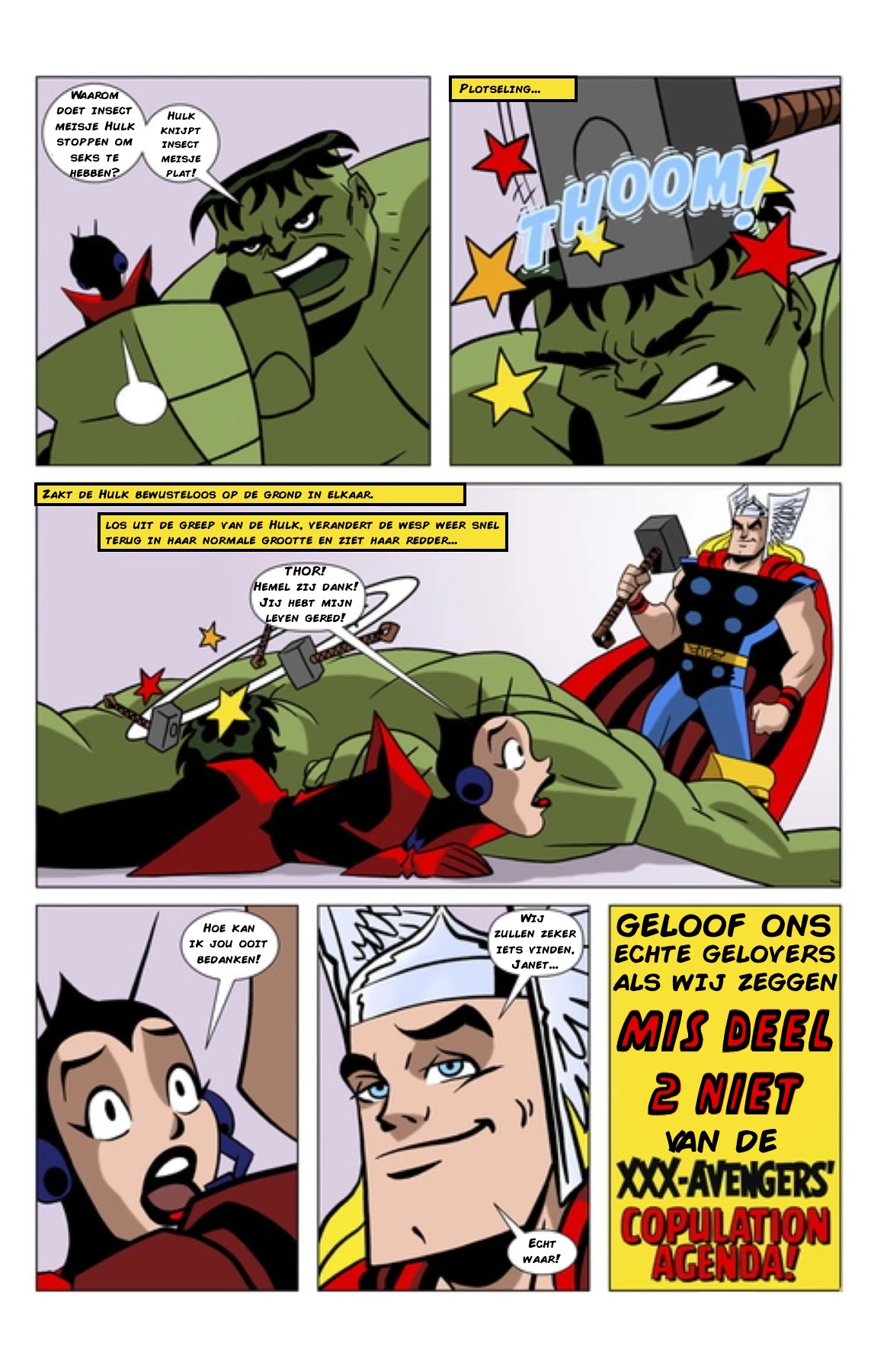 Avengers - The Copulation Agenda [NL] porn comic picture 11