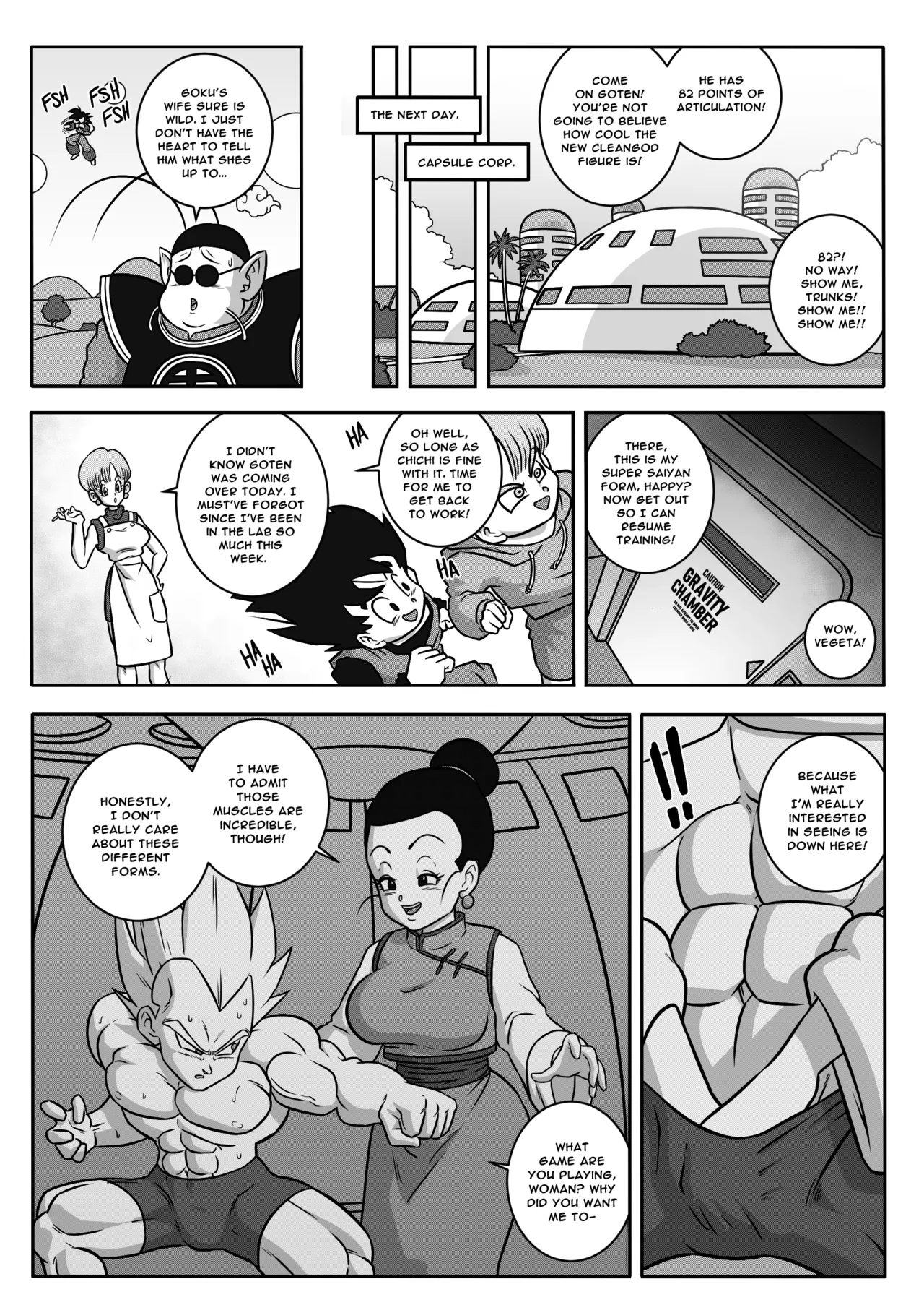 Babidi's Revenge 2: The Awakening of ChiChi porn comic picture 9