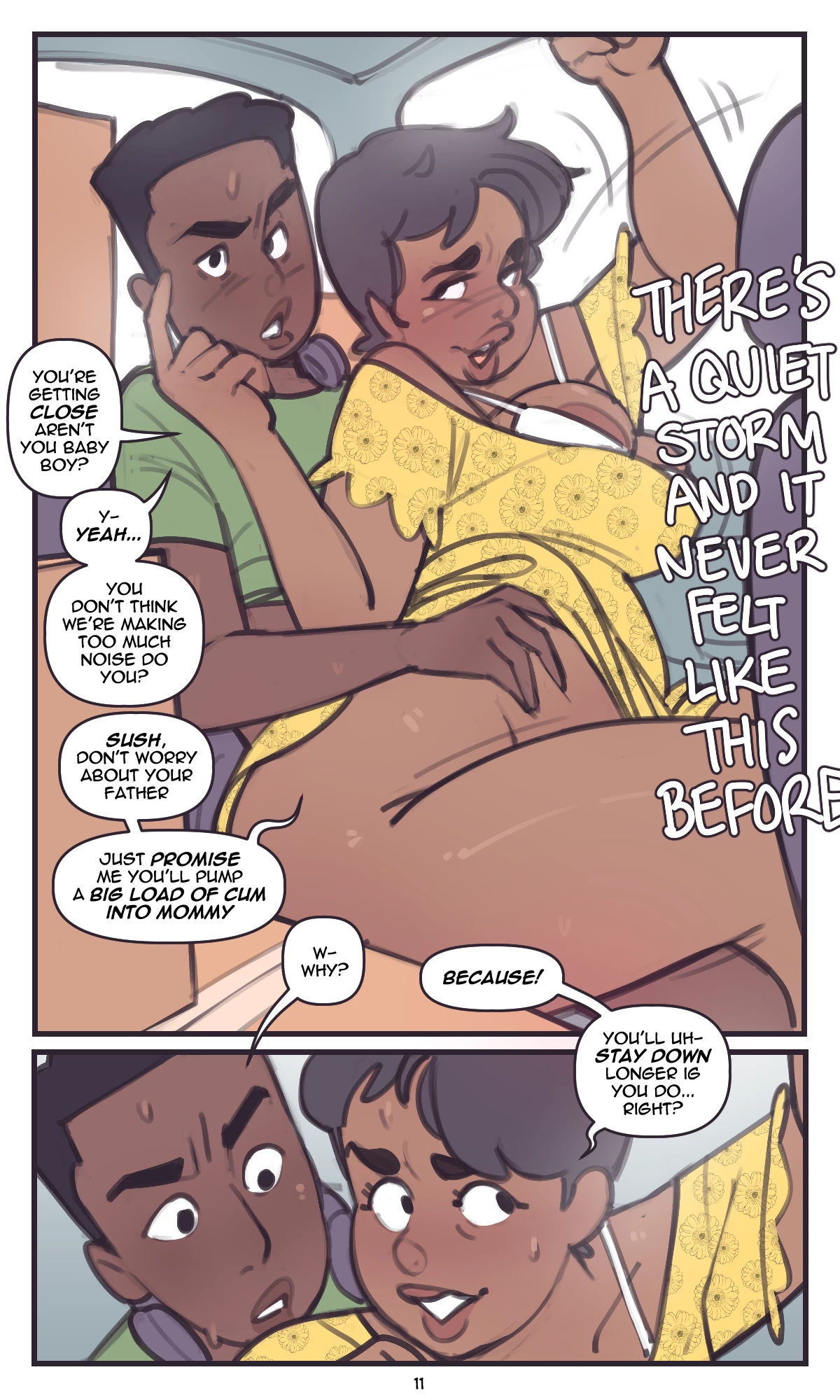 Backseat rider porn comic picture 11