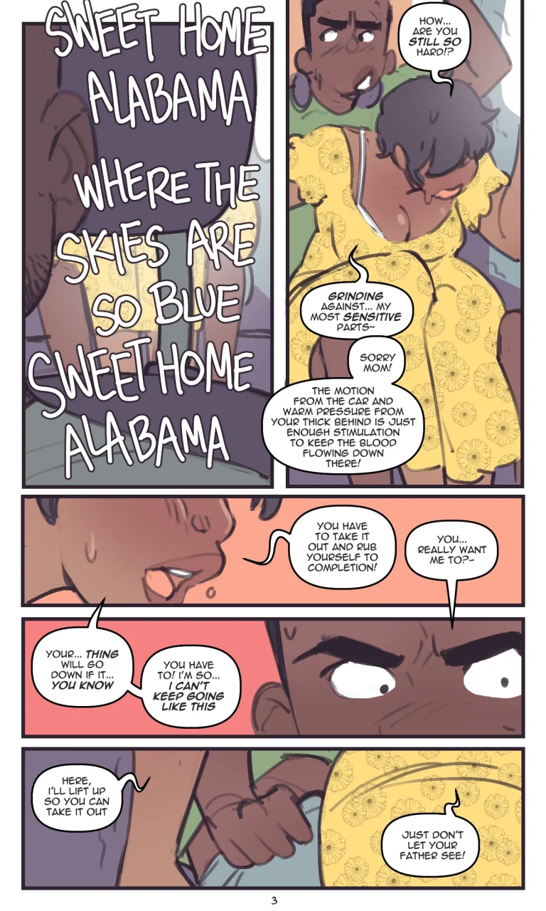 Backseat rider porn comic picture 3