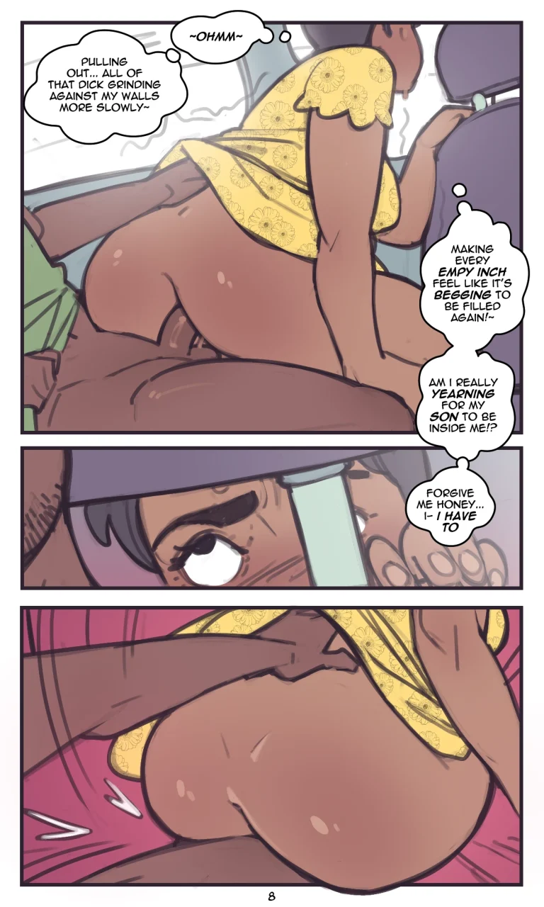 Backseat rider porn comic picture 8