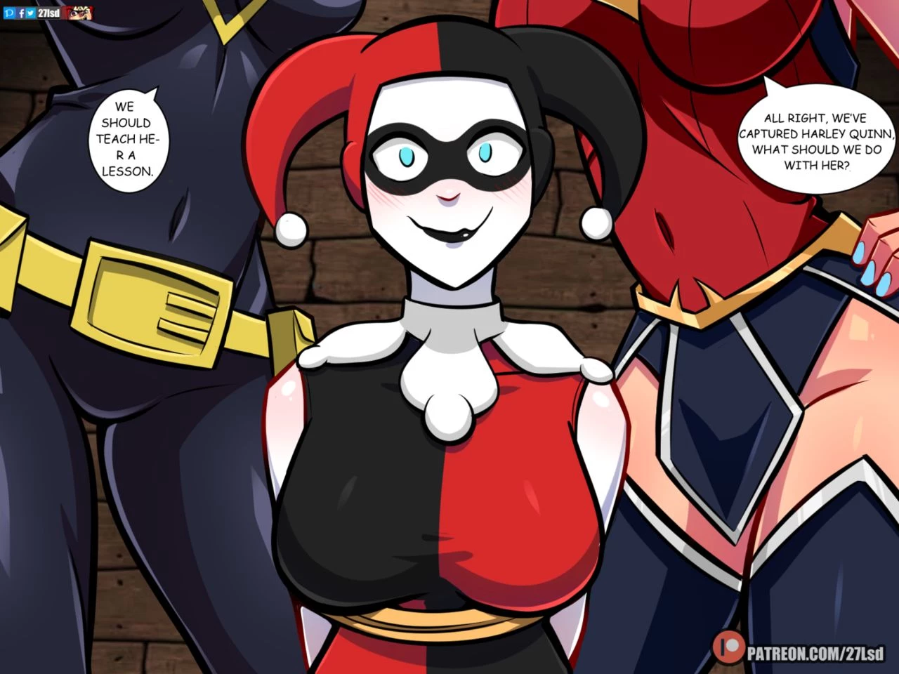 Bad Day for Harley Quinn porn comic picture 1