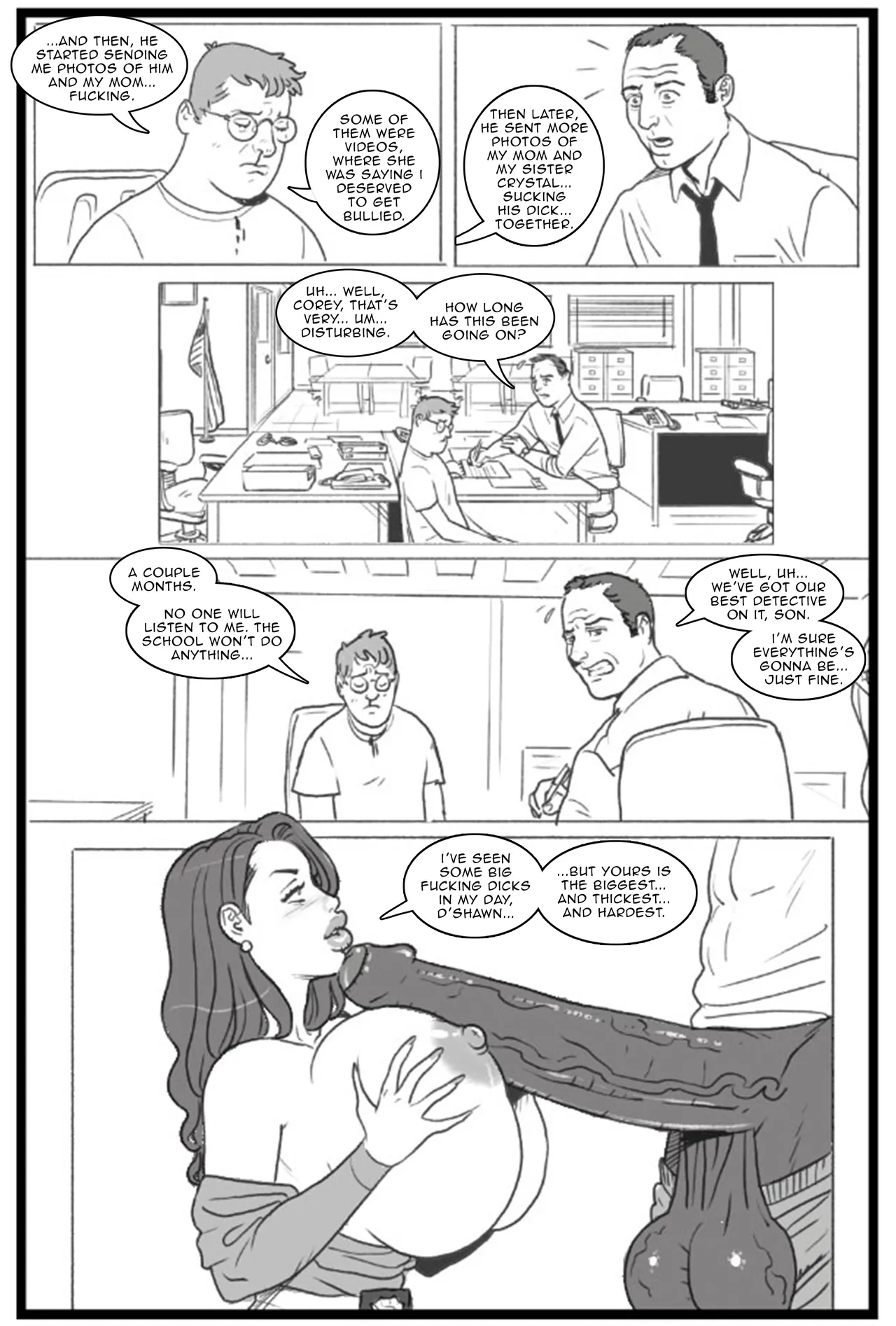 Bang My Bully: Fuck the Police porn comic picture 15