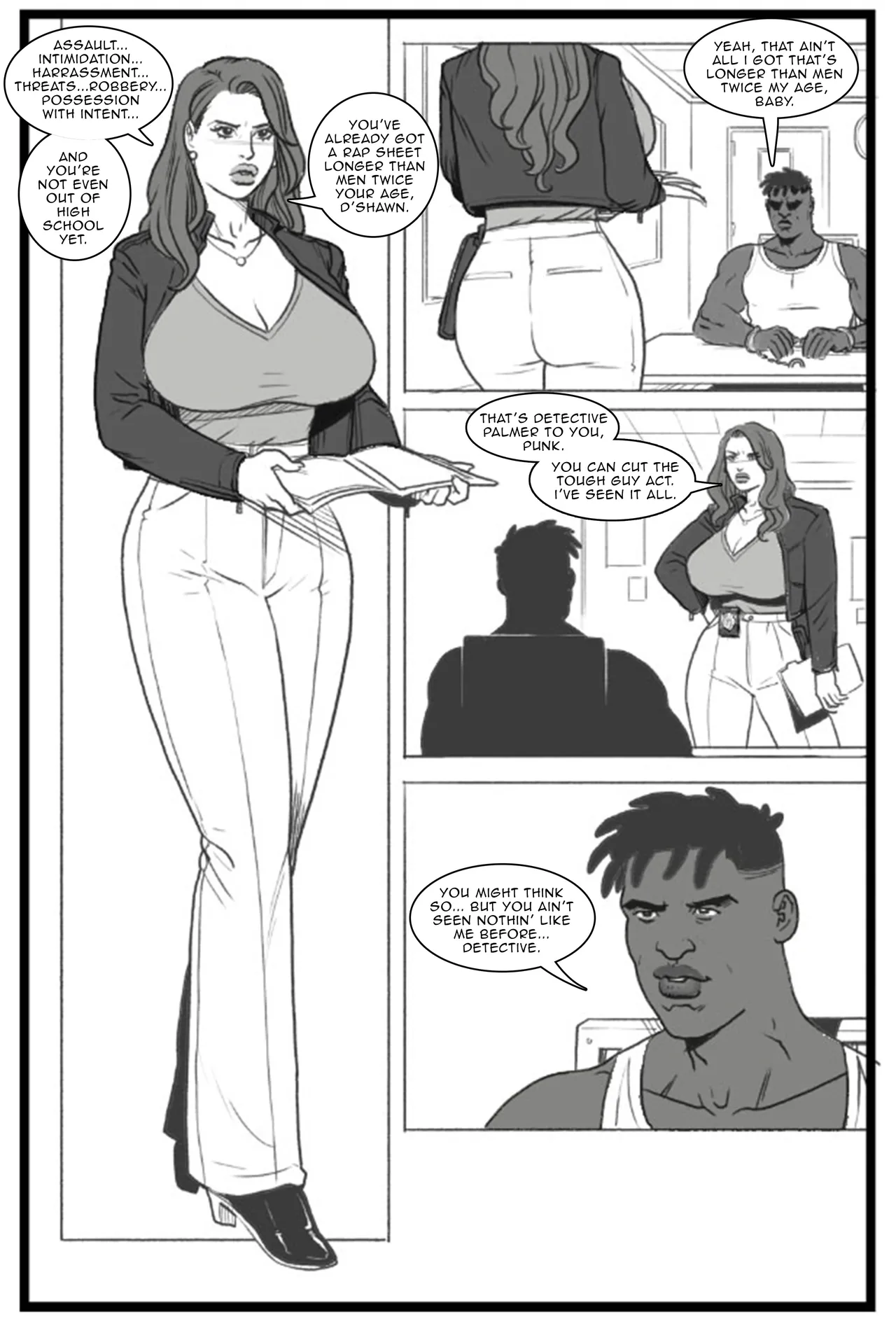 Bang My Bully: Fuck the Police porn comic picture 3