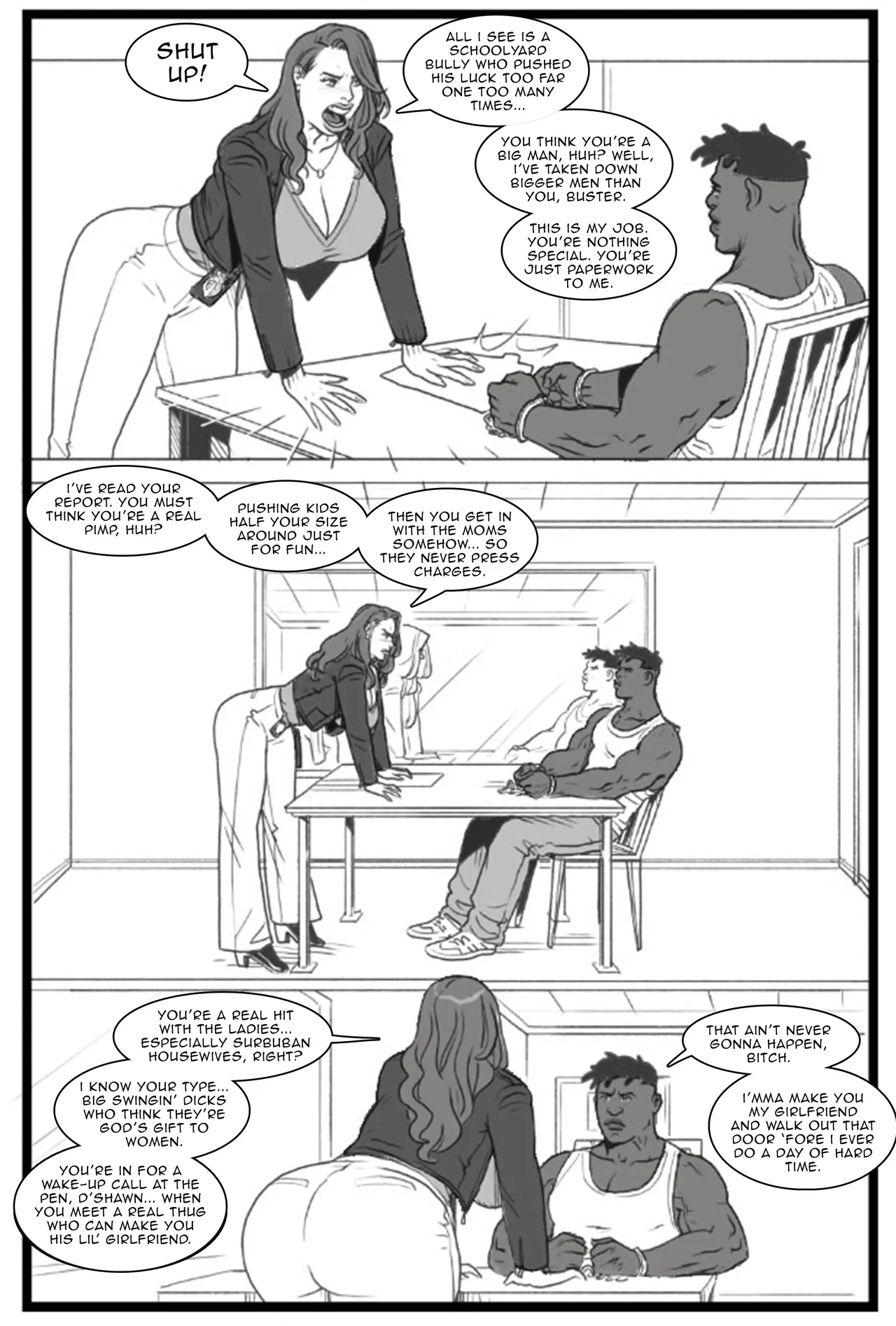 Bang My Bully: Fuck the Police porn comic picture 4