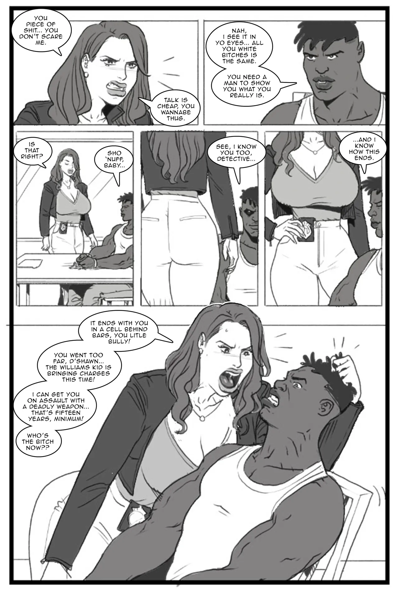 Bang My Bully: Fuck the Police porn comic picture 5