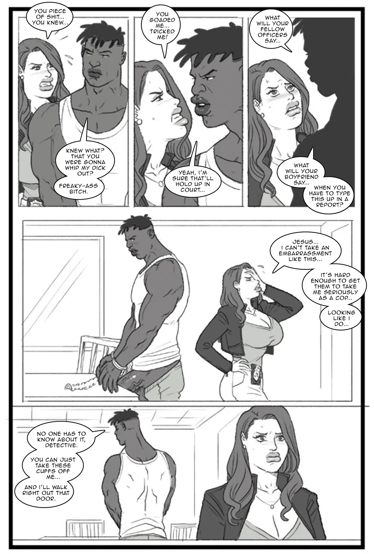 Bang My Bully: Fuck the Police porn comic picture 9