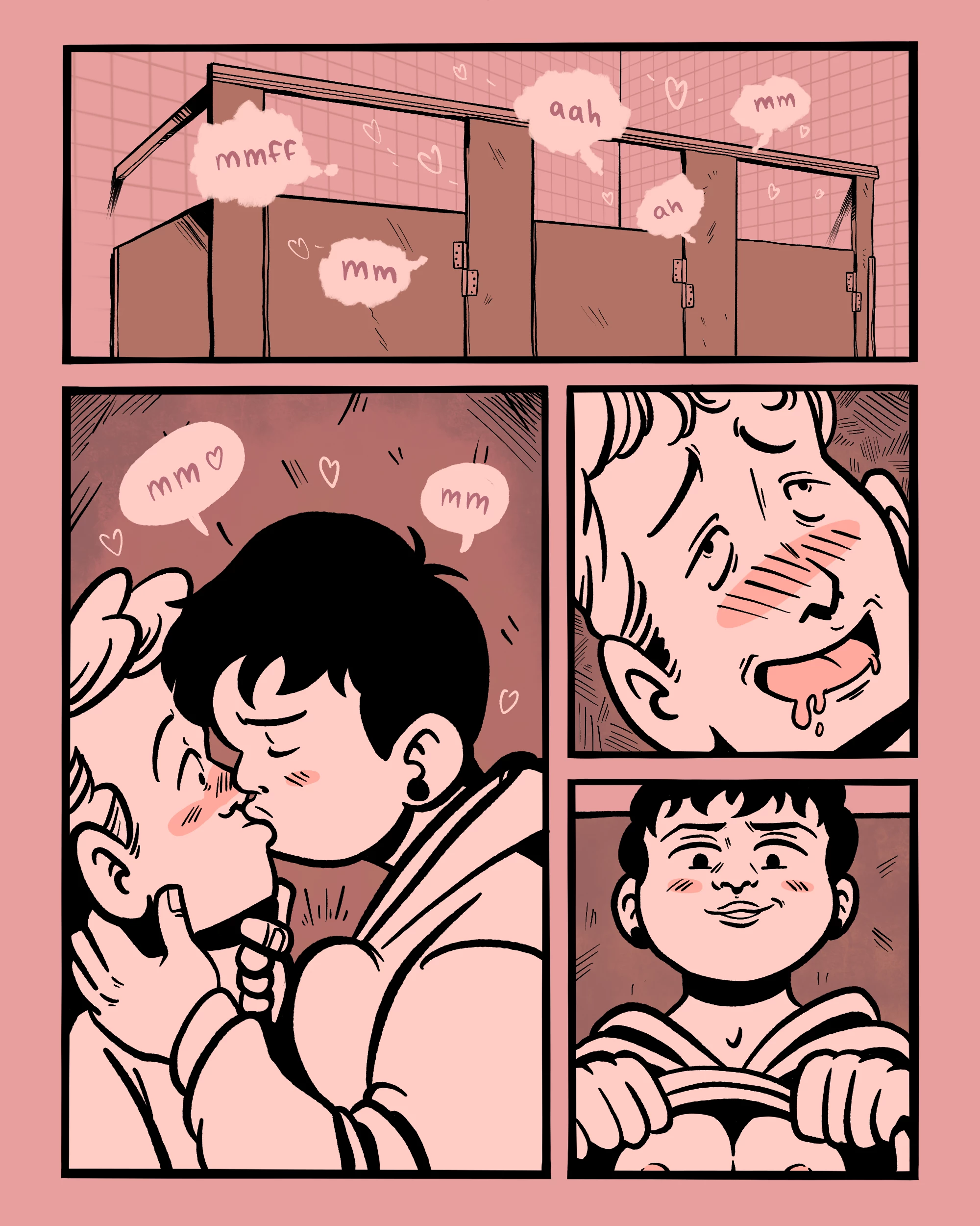Bathroom Stall porn comic picture 2