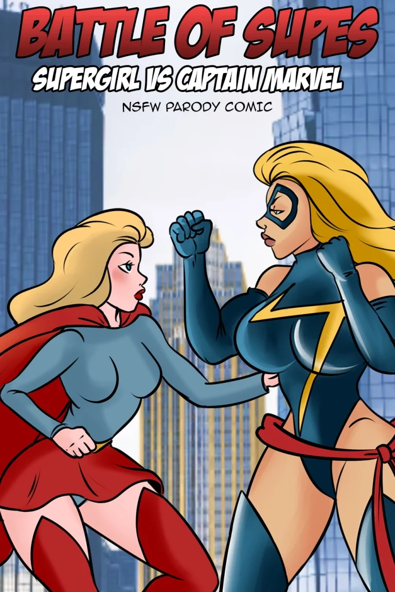 Battle of Supes: Supergirl vs Captain Marvel porn comic picture 1