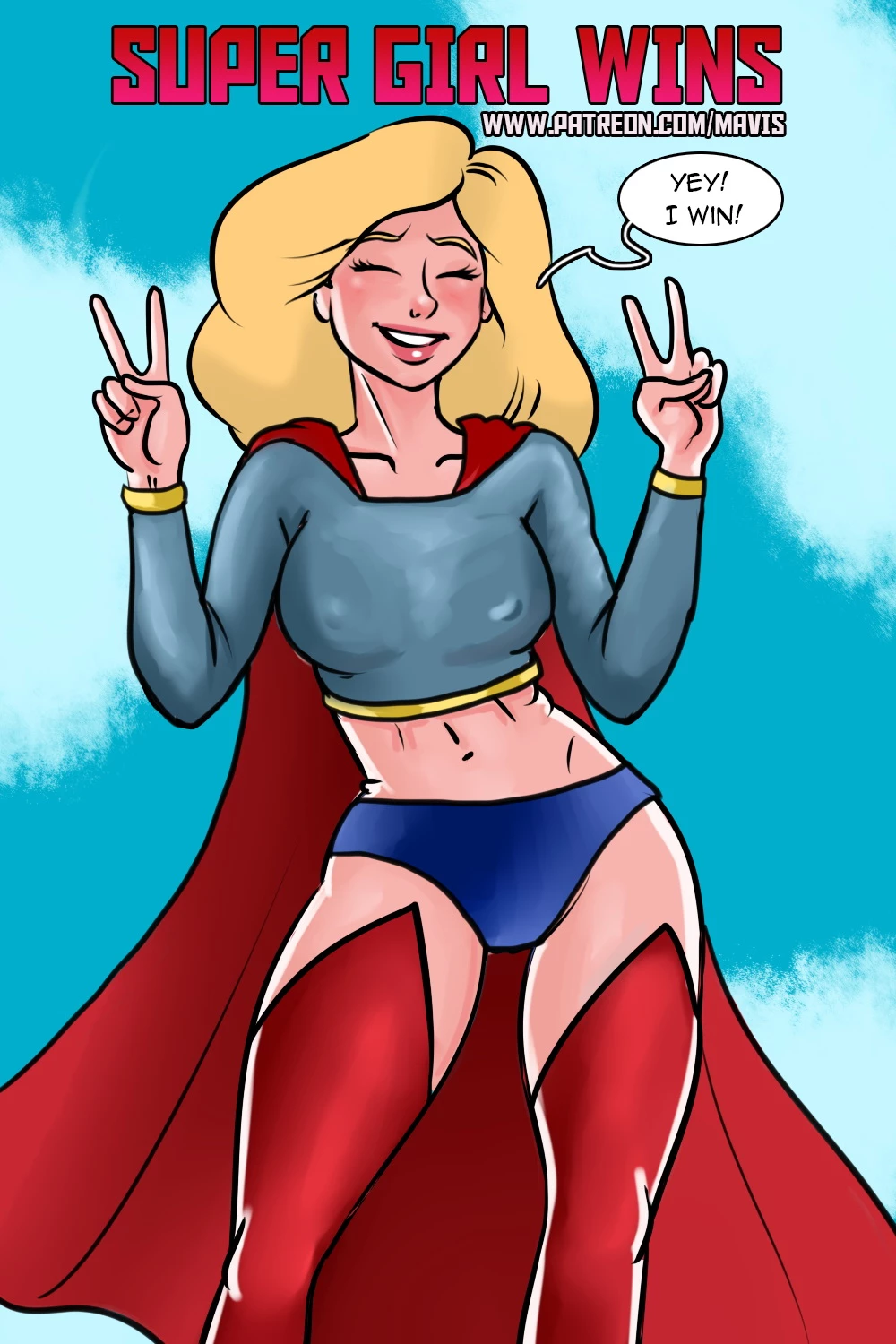 Battle of Supes: Supergirl vs Captain Marvel porn comic picture 15