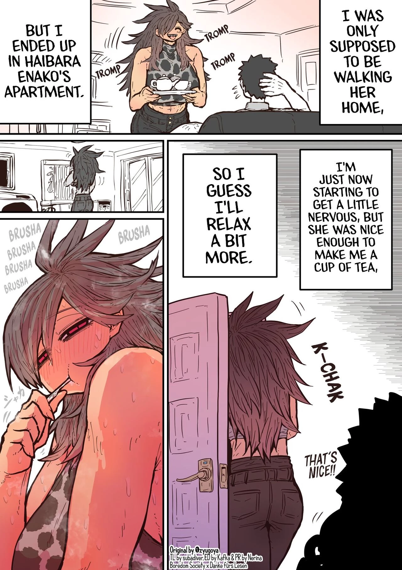 Being Targeted by Hyena-chan (ongoing) porn comic picture 13