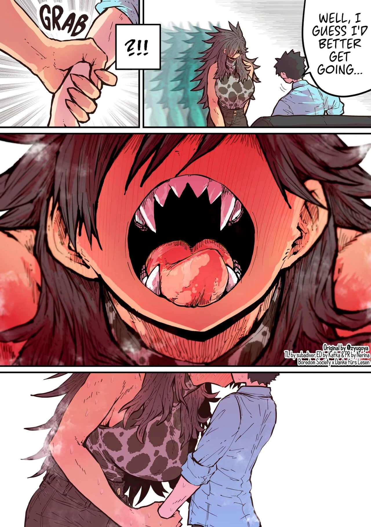 Being Targeted by Hyena-chan (ongoing) porn comic picture 14