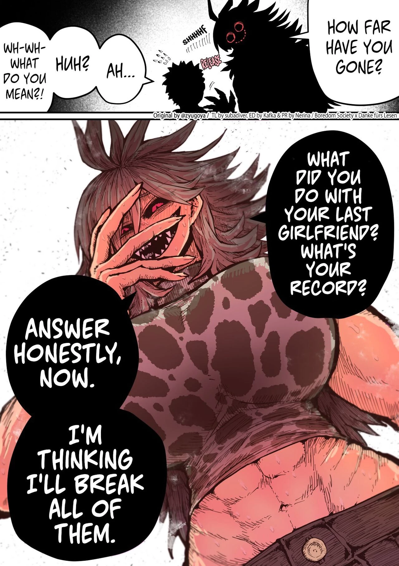 Being Targeted by Hyena-chan (ongoing) porn comic picture 15