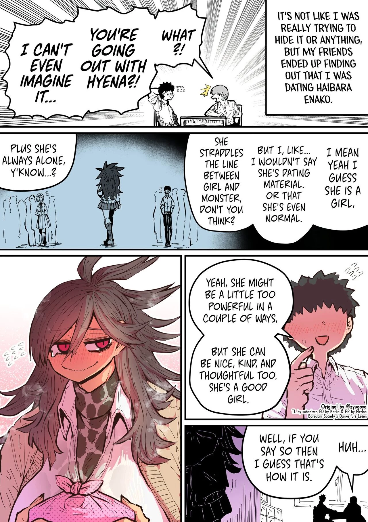 Being Targeted by Hyena-chan (ongoing) porn comic picture 18