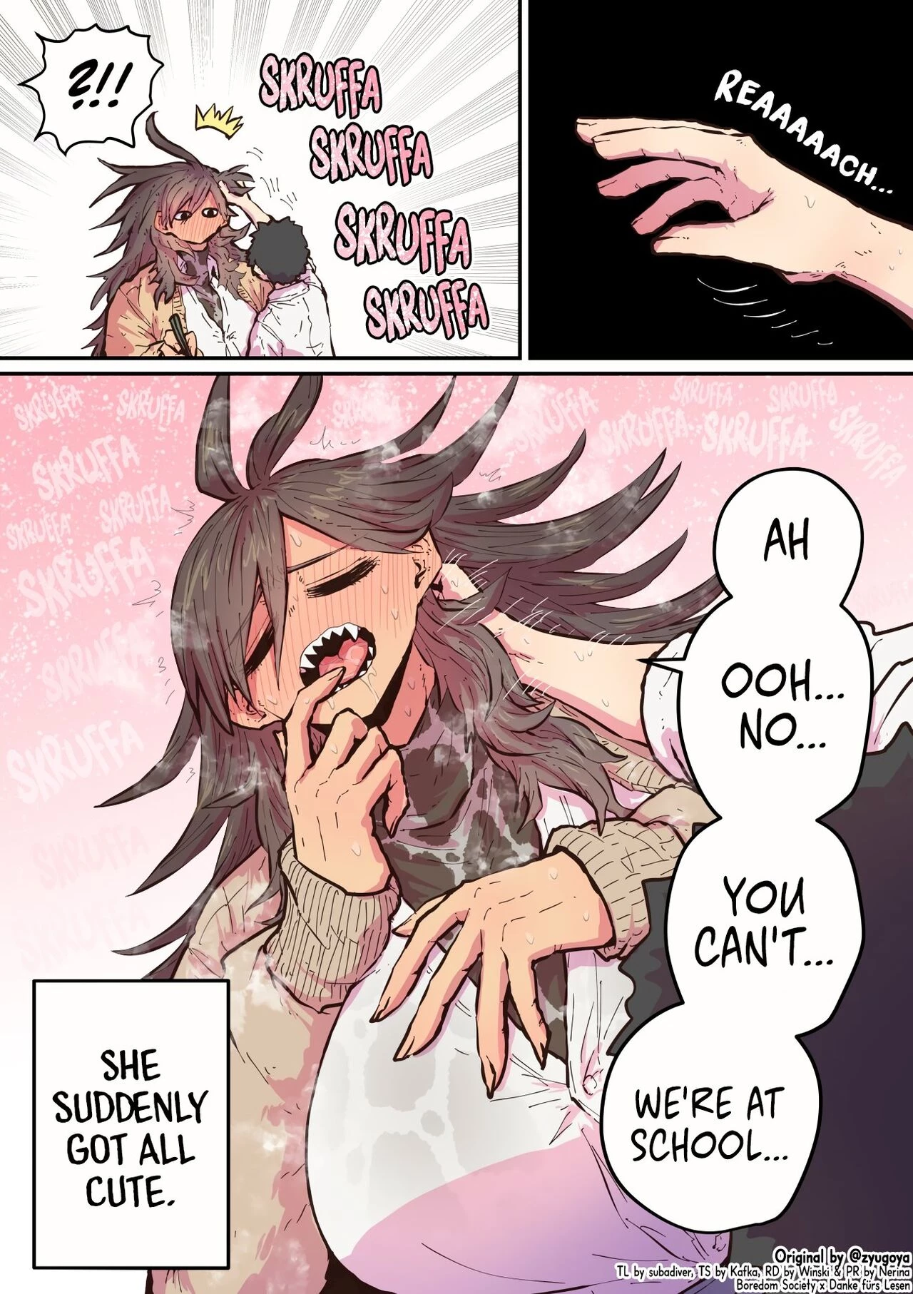 Being Targeted by Hyena-chan (ongoing) porn comic picture 20