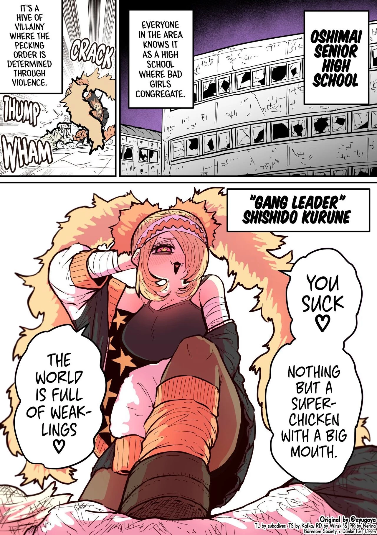 Being Targeted by Hyena-chan (ongoing) porn comic picture 21