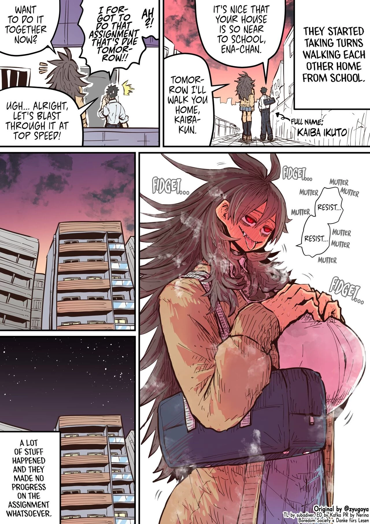 Being Targeted by Hyena-chan (ongoing) porn comic picture 22