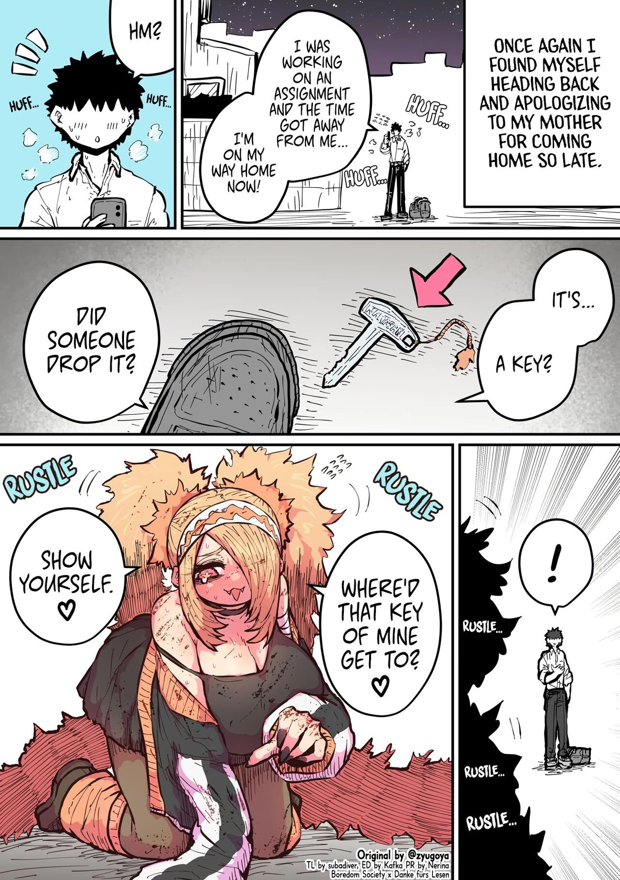Being Targeted by Hyena-chan (ongoing) porn comic picture 23